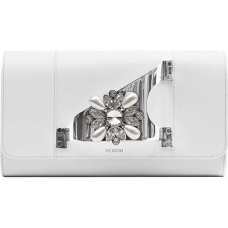 Perrin Paris LEiffel Clutch Bijoux in White at Nordstrom