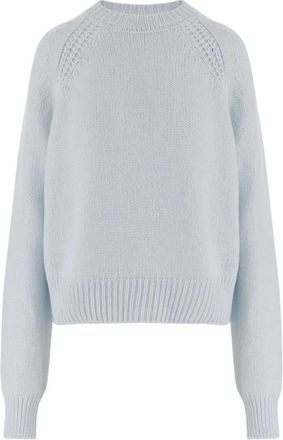 SA SU PHI Cashmere Sweater - Dames - Cashmere truien - Blauw - XS - Kasjmier - Truien & Vesten