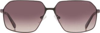 Guess Brown Gradient Geometric Mens Sunglasses GU00071 08F 58