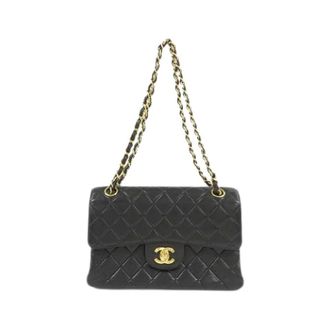 Chanel Pre-owned Lambskin Shoulder Bag - Dames - Pre-owned - Zwart - Maat: ONE Size Leer