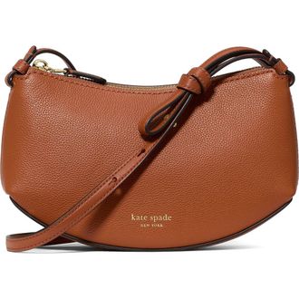Kate Spade New York loop pebble leather crossbody bag in Southwest Desert at Nordstrom