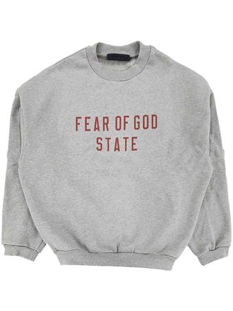 Fear of God logo-print sweatshirt - Grey