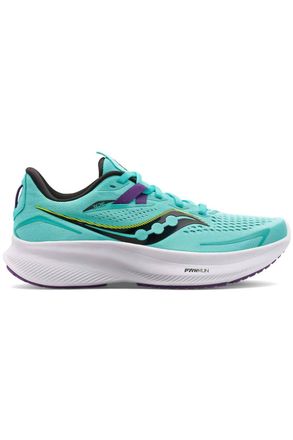 Saucony Womens Ride 15 Shoes In Cool Mint/acid