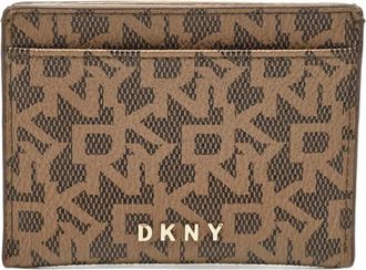 DKNY 2021 pasjeshouder met logoprint - Beige