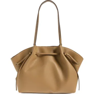 Mango Romina Faux Leather Shoulder Bag in Medium Brown at Nordstrom