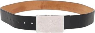 Louis Vuitton Pre-owned Belts, female, Black, Size: ONE SIZE Pre-owned Vintage Leather Belt