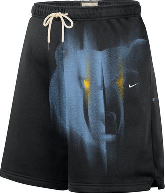 Nike Mens Memphis Grizzlies Standard Issue Fleece Basketball Shorts in Black | IO9104-010