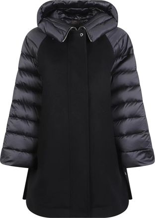 Moorer Gewatteerd jack met capuchon - Dames - Jassen - Blauw - Maat: XS