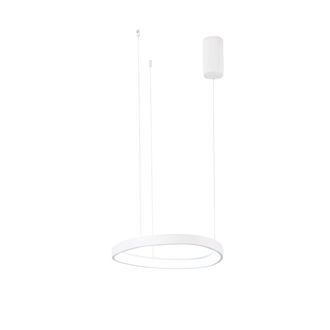 Luce-Ambiente-Design Suspensi&oacute;n Led Klapton en Aluminio Blanco Con Funci&oacute;n Cct 45 Cm