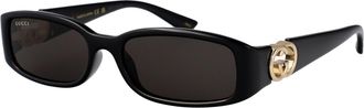 Gucci Womens Sunglasses Gg1661s Black-Grey Injected Black/grey