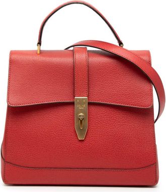 Celine Pre-owned Celine Leather 16 Turn Lock Top Handle Bag Ladies 007ZFSFZVSGMR09T