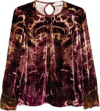 Pierre-Louis Mascia Blusa a fantasia - Rosso