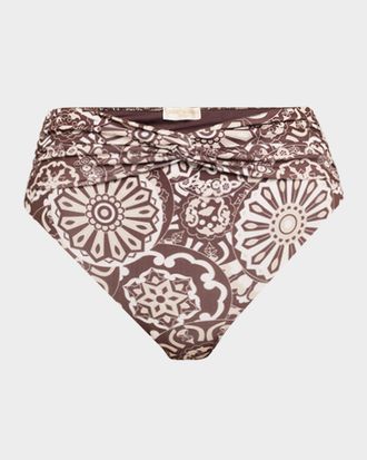 Ramy Brook Dina High-Waist Bikini Bottoms