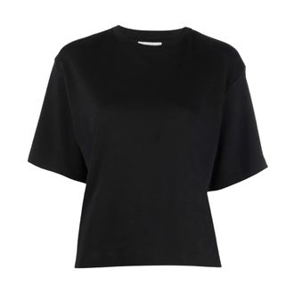 Vince T-Shirts, female, Black, Size: XS Wide Sleeve Crop T-Shirt