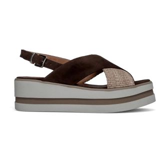 Sangiorgio Wedges, female, Brown, Size: 10 US Sandals