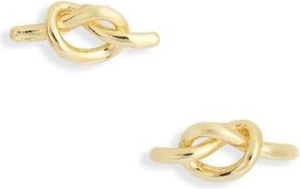 Nordstrom Rack Demi Fine Knot Stud Earrings in Gold at Nordstrom Rack