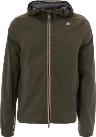 K-Way Jack Stretch Jacket In Lichen Green