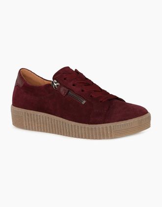 Gabor Womens Wisdom Womens Trainers - Red - Size: 3.5
