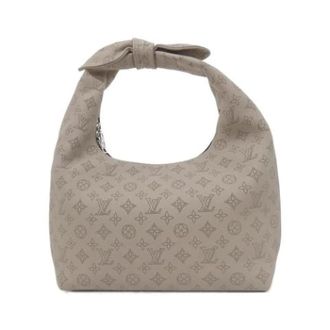 Louis Vuitton Tweedehands leren Louis Vuitton tassen - Dames - Pre-owned - Grijs - Maat: ONE Size Leer