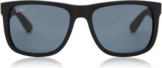 Ray-Ban RB4165 Justin Polarized 622/2V Mens Sunglasses Black Size 55