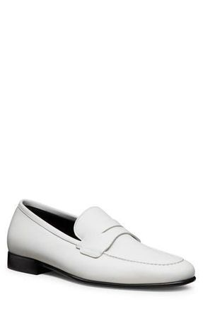 Stuart Weitzman Banks Penny Loafer in White Bianco at Nordstrom Rack, Size 11