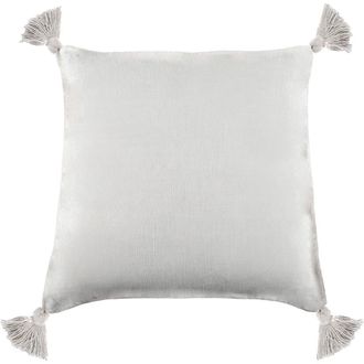 Pom Pom at Home Montauk Tassel Accent Pillow in White at Nordstrom