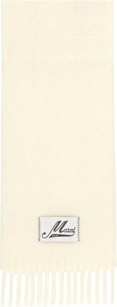Marni Alpaca Scarf - White