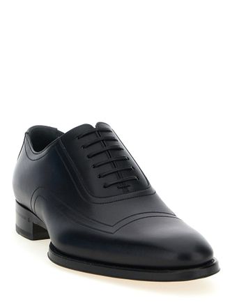 Gucci Leather Lace-Up Oxford - Black