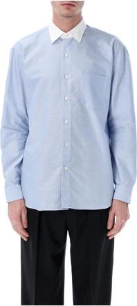 Salvatore Piccolo Alberto Pocket Shirt - Heren - Casual Overhemden - Blauw - XL - Katoen - Overhemden