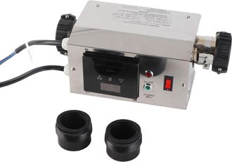 Infinite Controlador De Temperatura Para Jacuzzis - Termostato Digital De 2 Kw Para Jacuzzis - Controlador De Calefacci&oacute;n Para Jacuzzis Peque&ntilde;os De Acero Inoxi