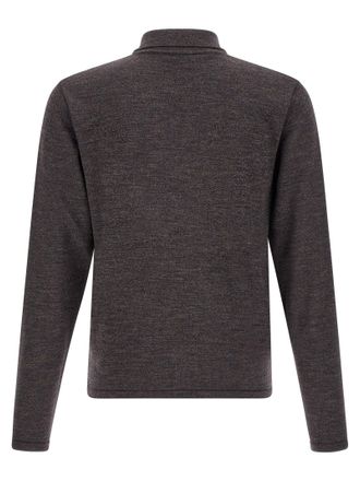 Christophe Lemaire Merino Wool Polo Shirt - Brown