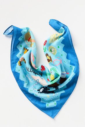 Maeve Printed Bandana Scarf