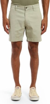 Mavi Nate Light Twill Short In Mineral Green