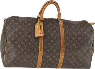 Louis Vuitton Pre-owned Weekend Bags, female, Brown, Size: ONE SIZE Pre-owned Weekend Bag