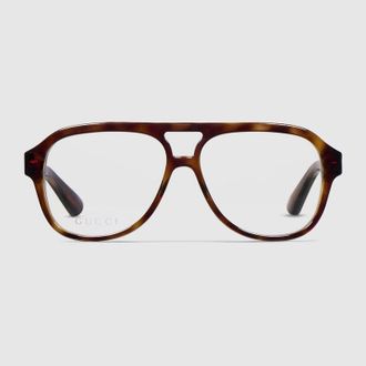 Gucci Navigator Optical Frame, Brown