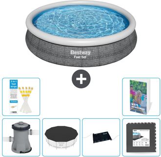 Bestway Piscina Bestway Fast Set Redonda - 366x76 Cm - 7-piezas S195