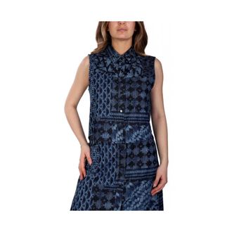 Emporio Armani Mujer, Blusas y Camisas, Azul, Talla: S