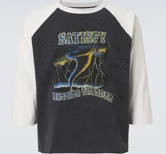 SATISFY MothTech printed cotton T-shirt