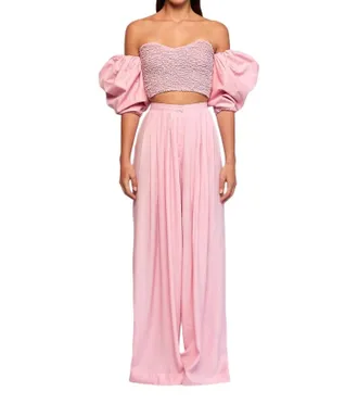 S/W/F Draping Pants In Rouge