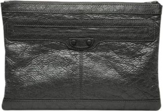 Balenciaga Pre-owned Clutches, female, Black, Size: ONE SIZE Pre-owned Clutch Bag