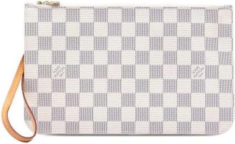 Louis Vuitton Pre-owned Clutches, female, White, Size: ONE SIZE Pre-owned Neverfull MM Pouch