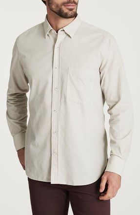 34 Heritage Corduroy Button-Up Shirt in Beige at Nordstrom, Size Xx-Large