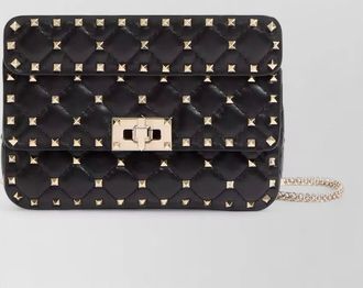 Valentino Garavani rockstud spike small leather shoulder bag
