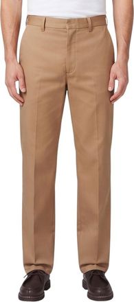 Department Five Beige Flat Front Trousers