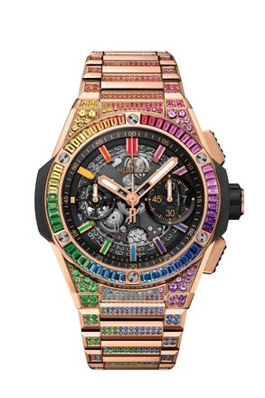 Hublot Big Bang Integrated King Gold Rainbow Chronograph Automatic Watch 451.OX.1180.OX.3999