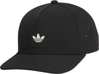 adidas Floatie Trefoil Snapback Baseball Cap in Black/White at Nordstrom