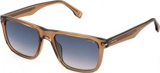 Police Mens SPLQ83 54 0805 Sunglasses - Brown - One Size
