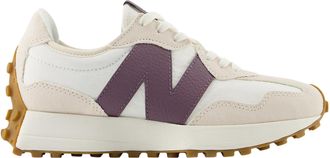 New Balance Womens 327, White/Plum, 6.5 UK