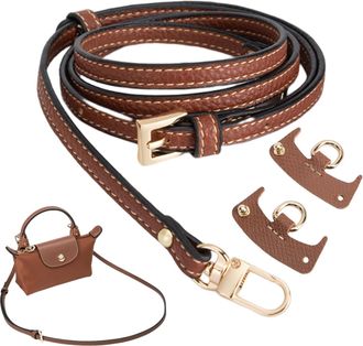 Generic Purse Strap - PU Leather Replacement for Tote,Straps for Purses with 2 Buckles - for Women Shoulder Small Handbag