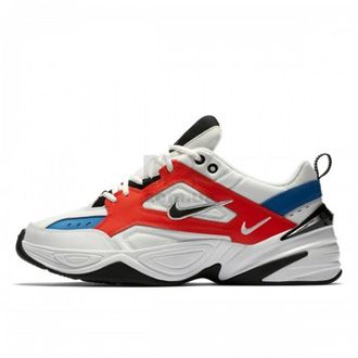 Nike Nike W Nike M2k Tekno, Womens Competition Running Shoes, Multicolour (Summit White/Black/Team Orange 101), 4 UK (37.5 EU)